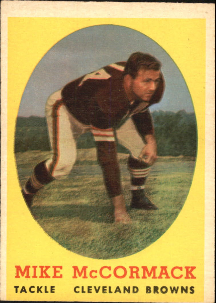 1958 Topps #59 Mike McCormack