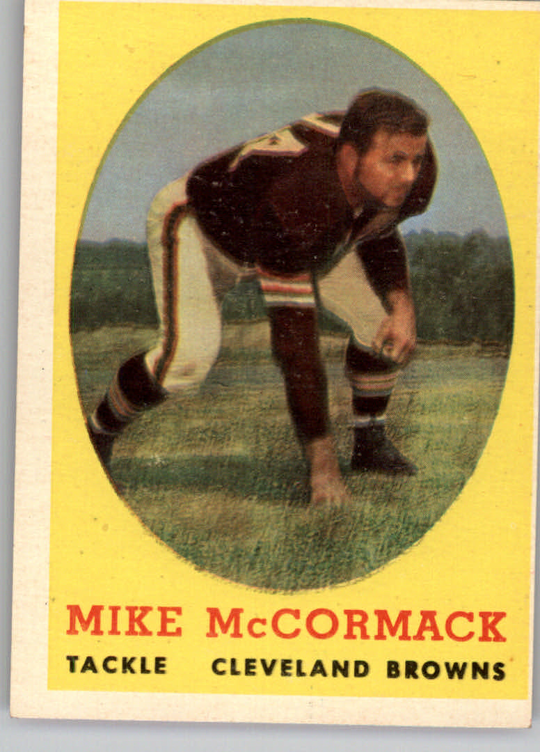 1958 Topps #59 Mike McCormack