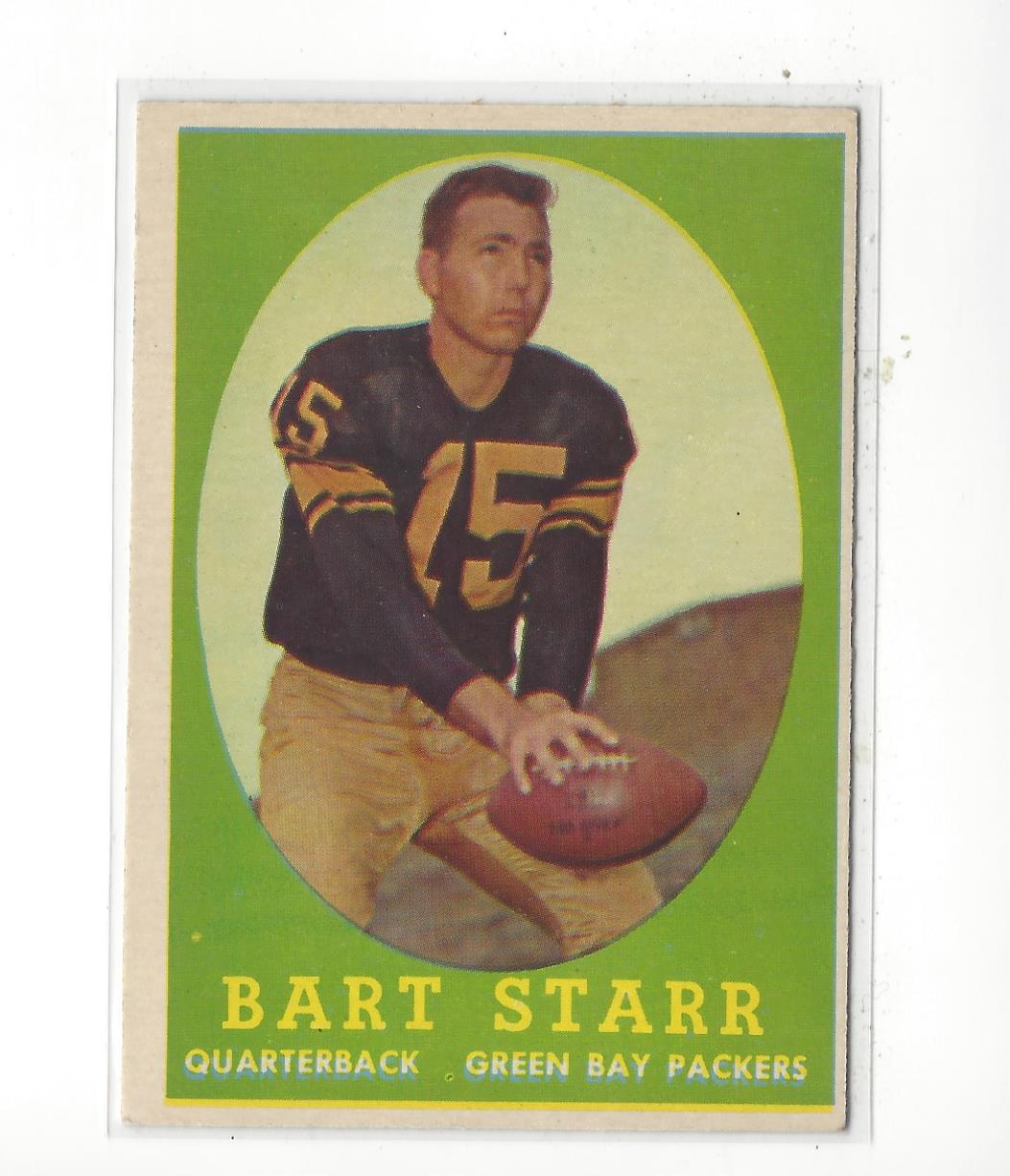 1958 Topps #66 Bart Starr UER