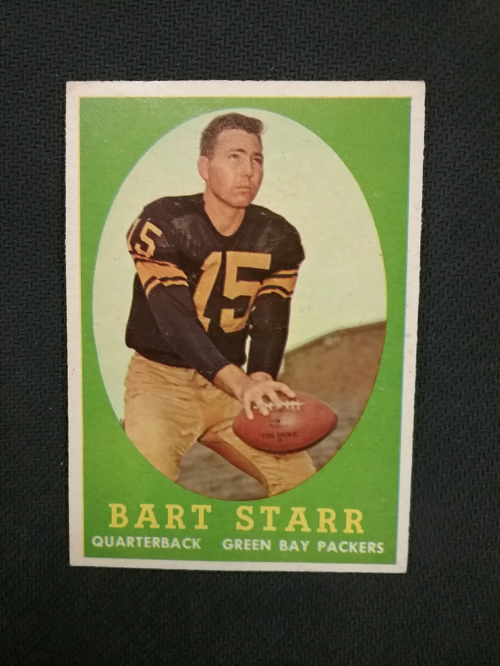 1958 Topps #66 Bart Starr UER