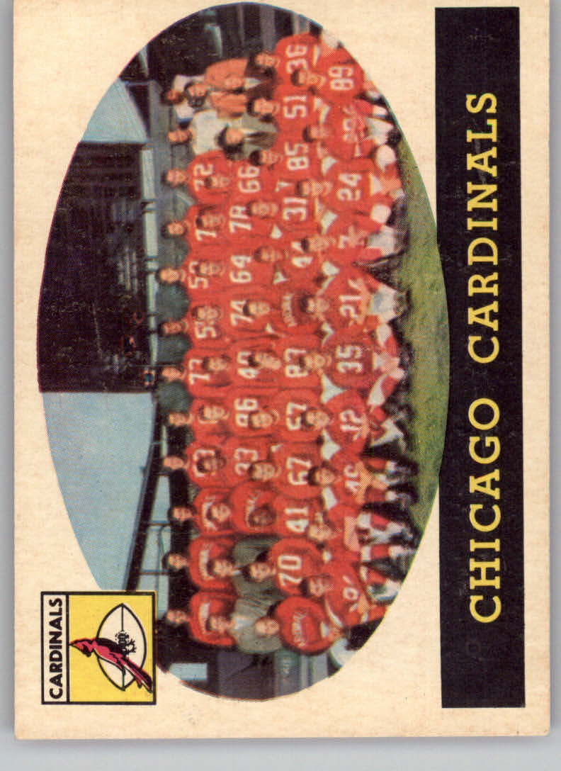 1958 Topps #69 Chicago Cardinals