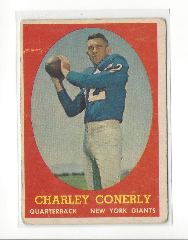 1958 Topps #84 Charley Conerly
