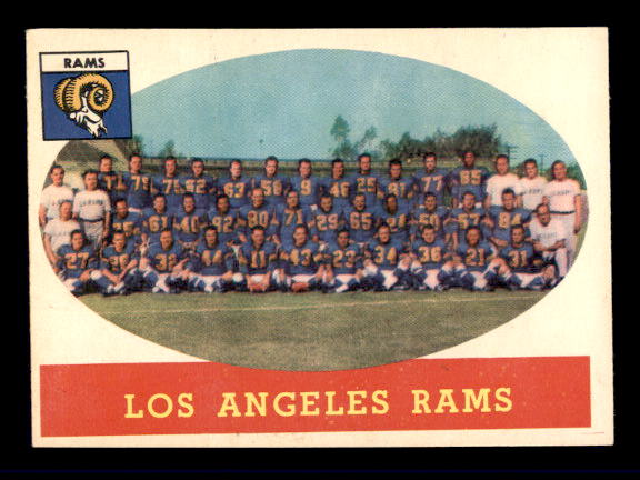 1958 Topps #85 Los Angeles Rams