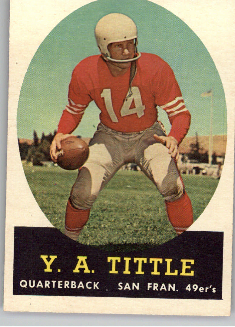 1958 Topps #86 Y.A.Tittle