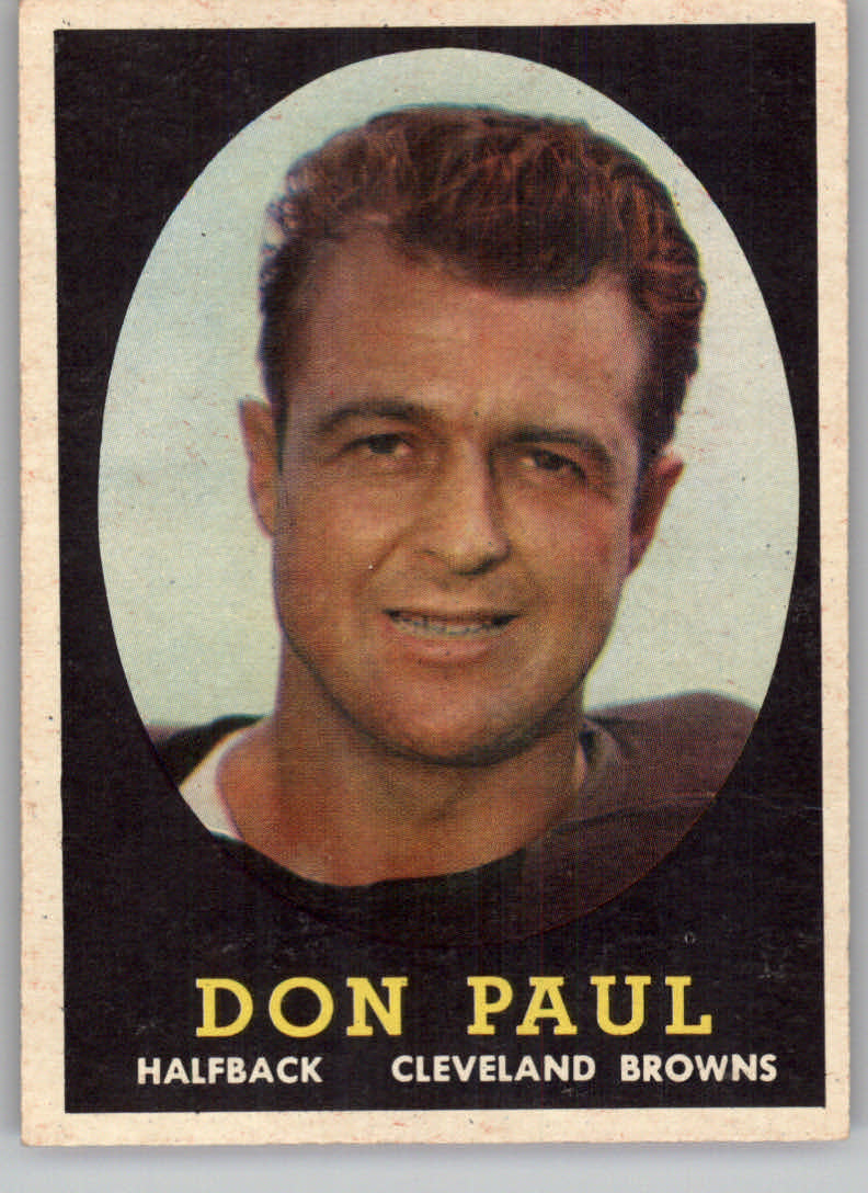1958 Topps #91 Don Paul DB
