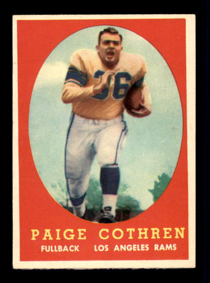 1958 Topps #92 Paige Cothren RC
