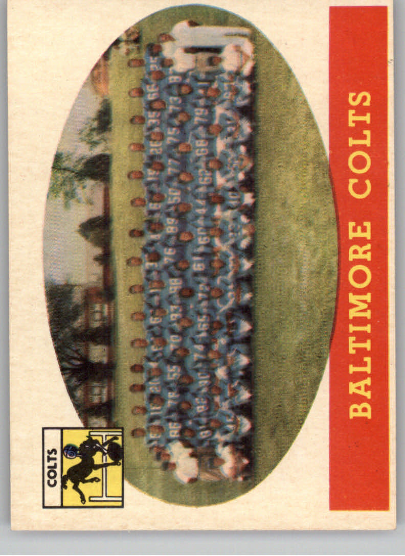 1958 Topps #110 Baltimore Colts