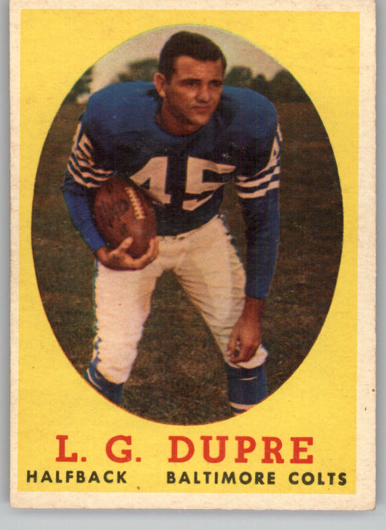 1958 Topps #117 L.G. Dupre