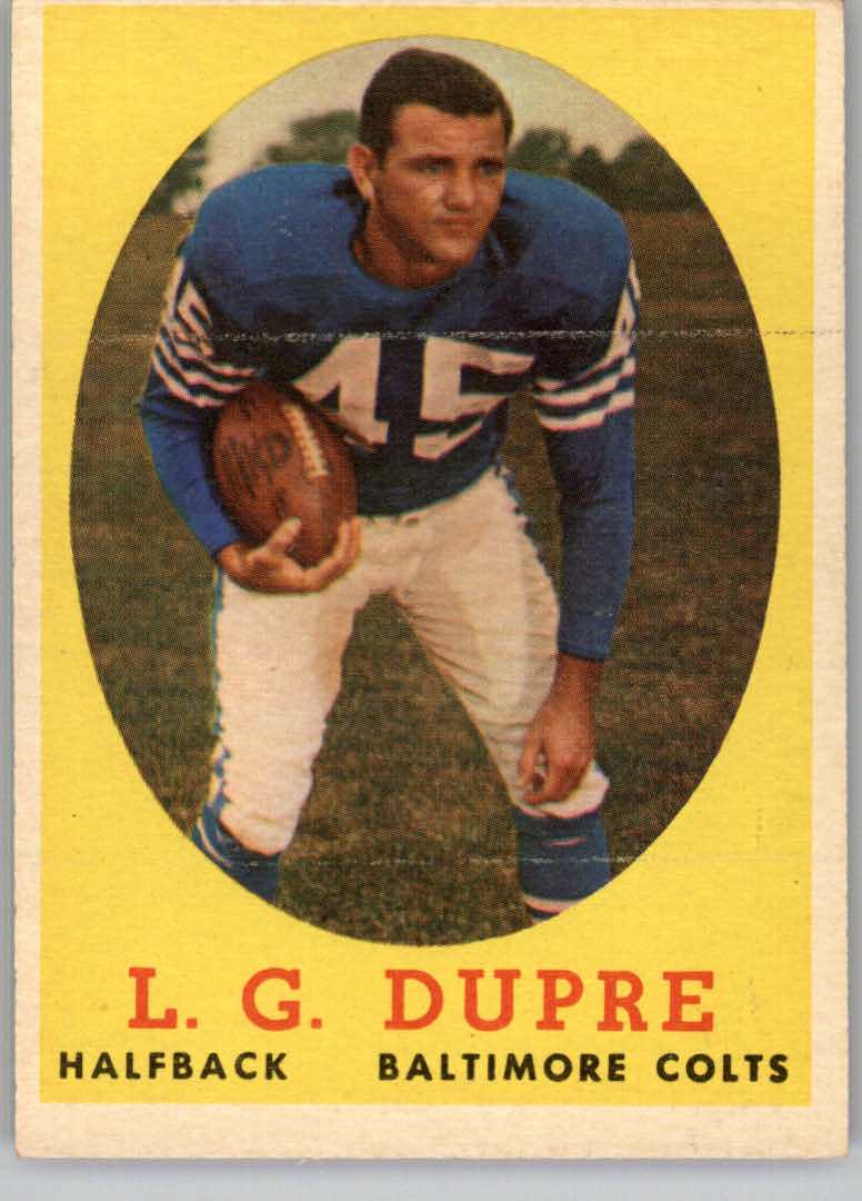 1958 Topps #117 L.G. Dupre