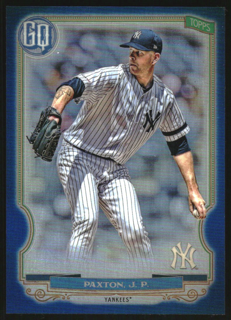 2020 Topps Gypsy Queen Chrome Box Toppers Indigo Refractors #177 James Paxton