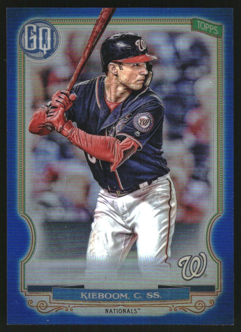 2020 Topps Gypsy Queen Chrome Box Toppers Blue Refractors #30 Carter Kieboom