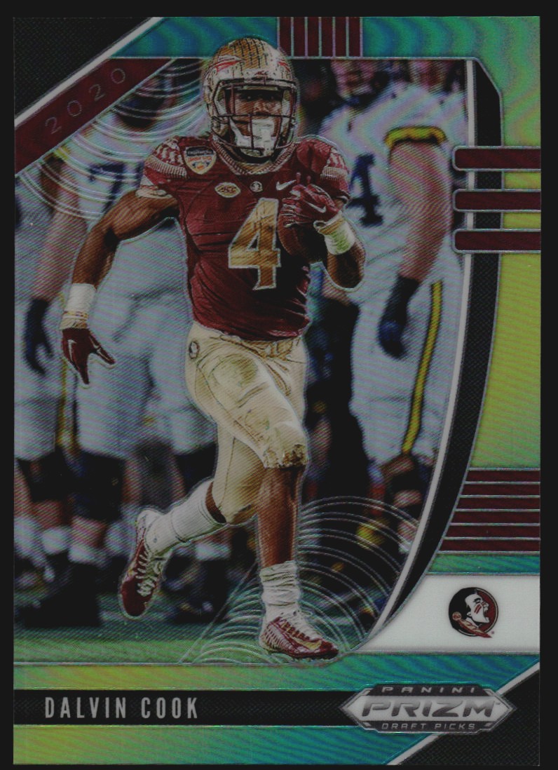 2020 Panini Prizm Draft Picks Prizms Green and Yellow #21 Dalvin Cook