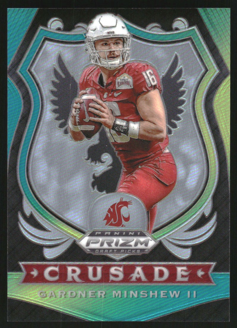 2020 Panini Prizm Draft Picks Prizms Green and Yellow #55 Gardner Minshew II C