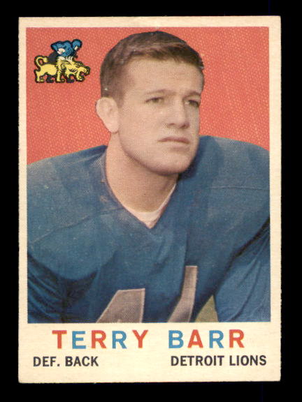 1959 Topps #14 Terry Barr RC