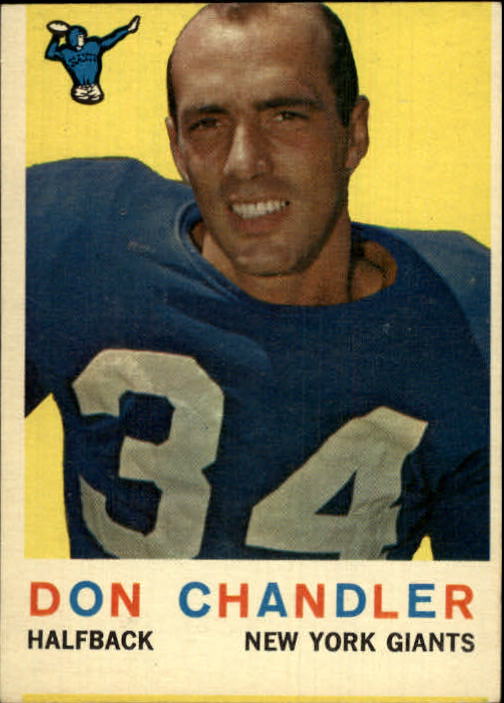 1959 Topps #49 Don Chandler