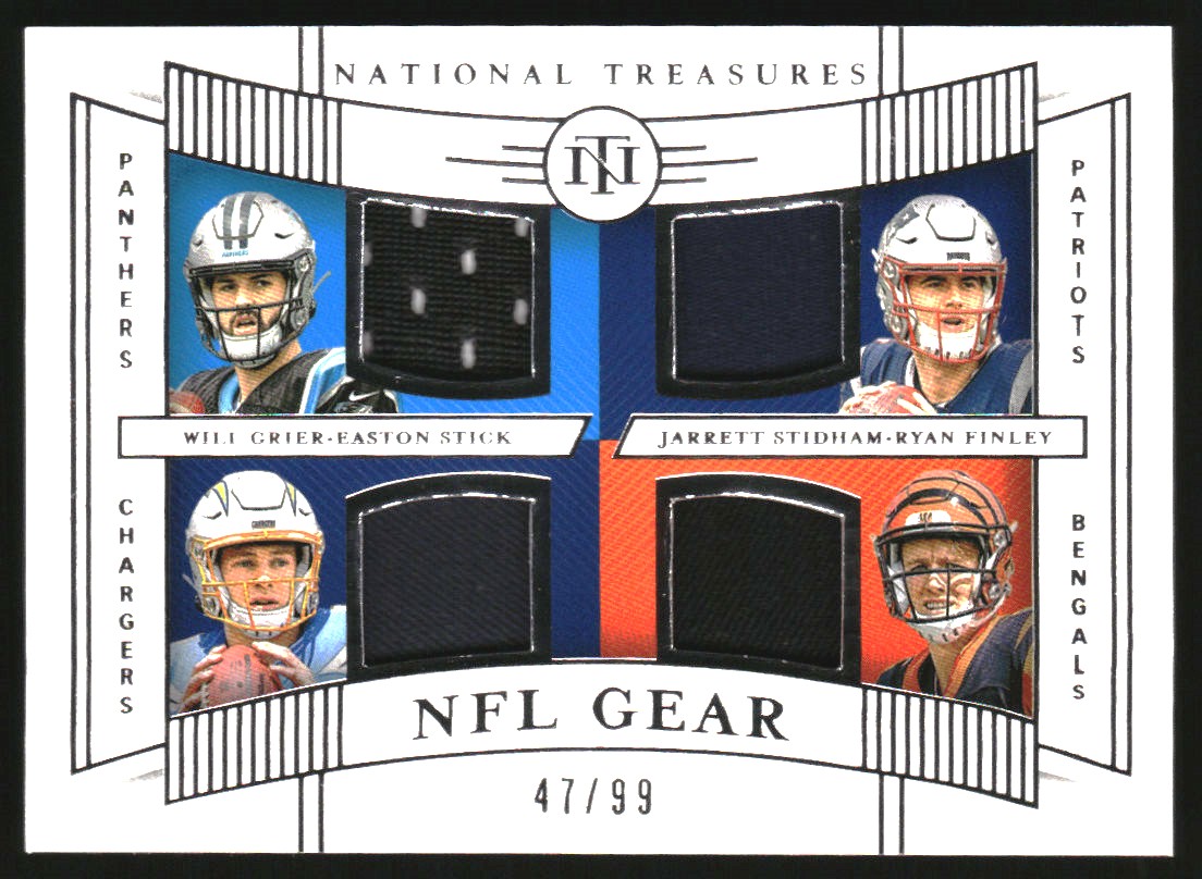 Ryan Finley #12 2019 Panini Flawless Football Rookie Tags