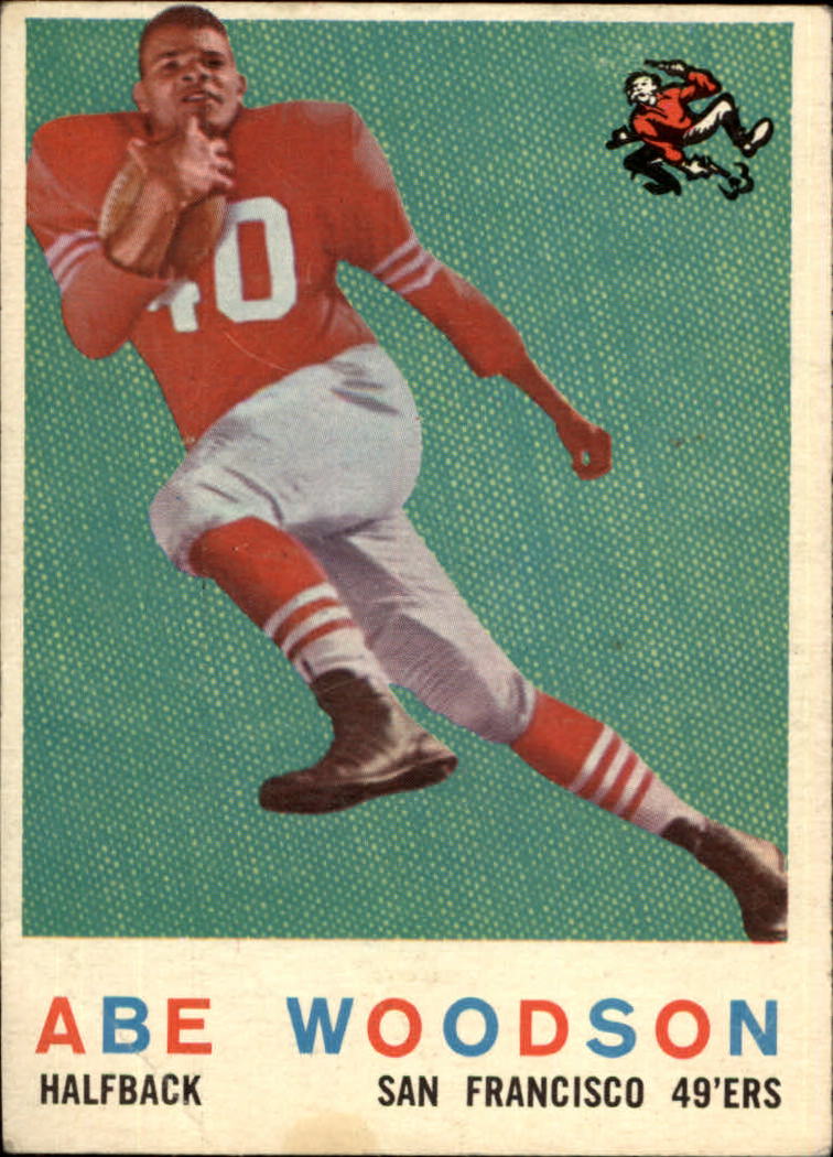 1959 Topps #102 Abe Woodson RC