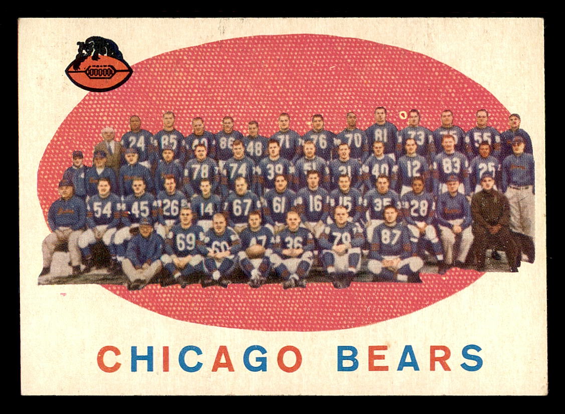 1959 Topps #104 Chicago Bears CL