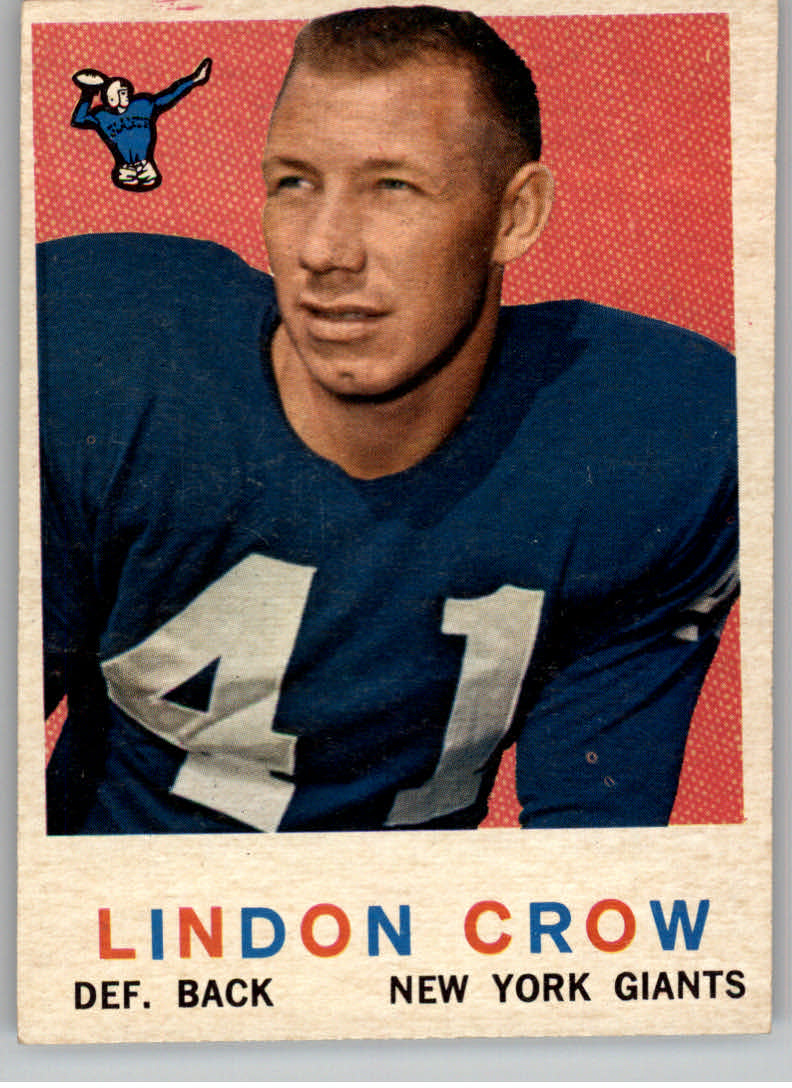 1959 Topps #156 Lindon Crow