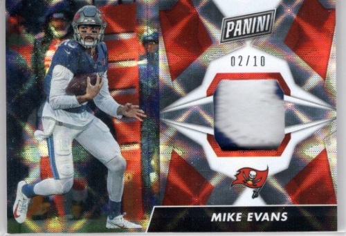 2019 Panini Day Memorabilia Galactic Windows #ME Mike Evans - - Jersey  Patch Card Serial #02/10 - NM-MT