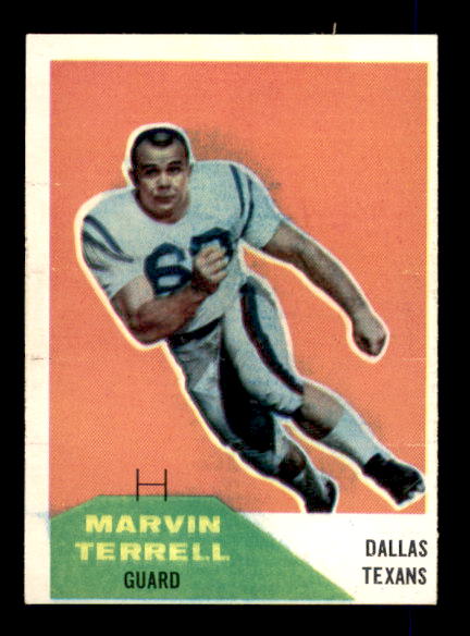 1960 Fleer #101 Marvin Terrell RC