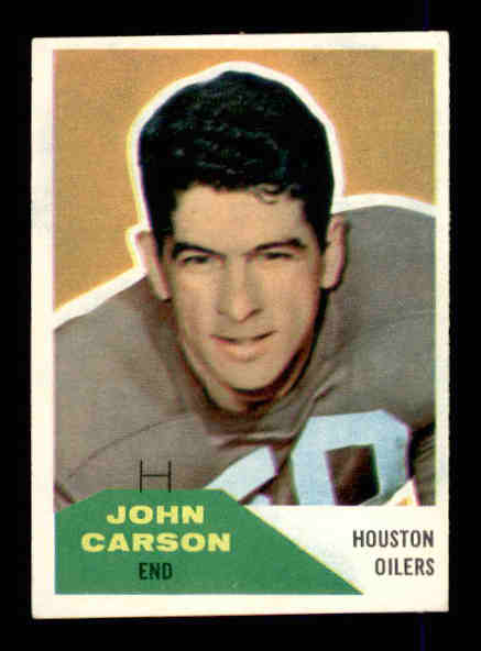 1960 Fleer #107 Johnny Carson