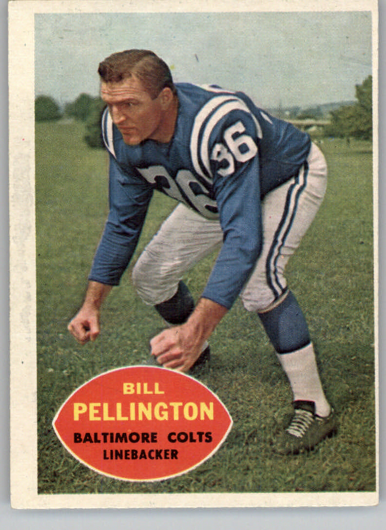 1960 Topps #8 Bill Pellington RC