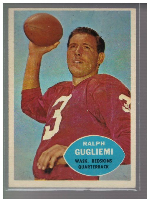 1960 Topps #123 Ralph Guglielmi UER
