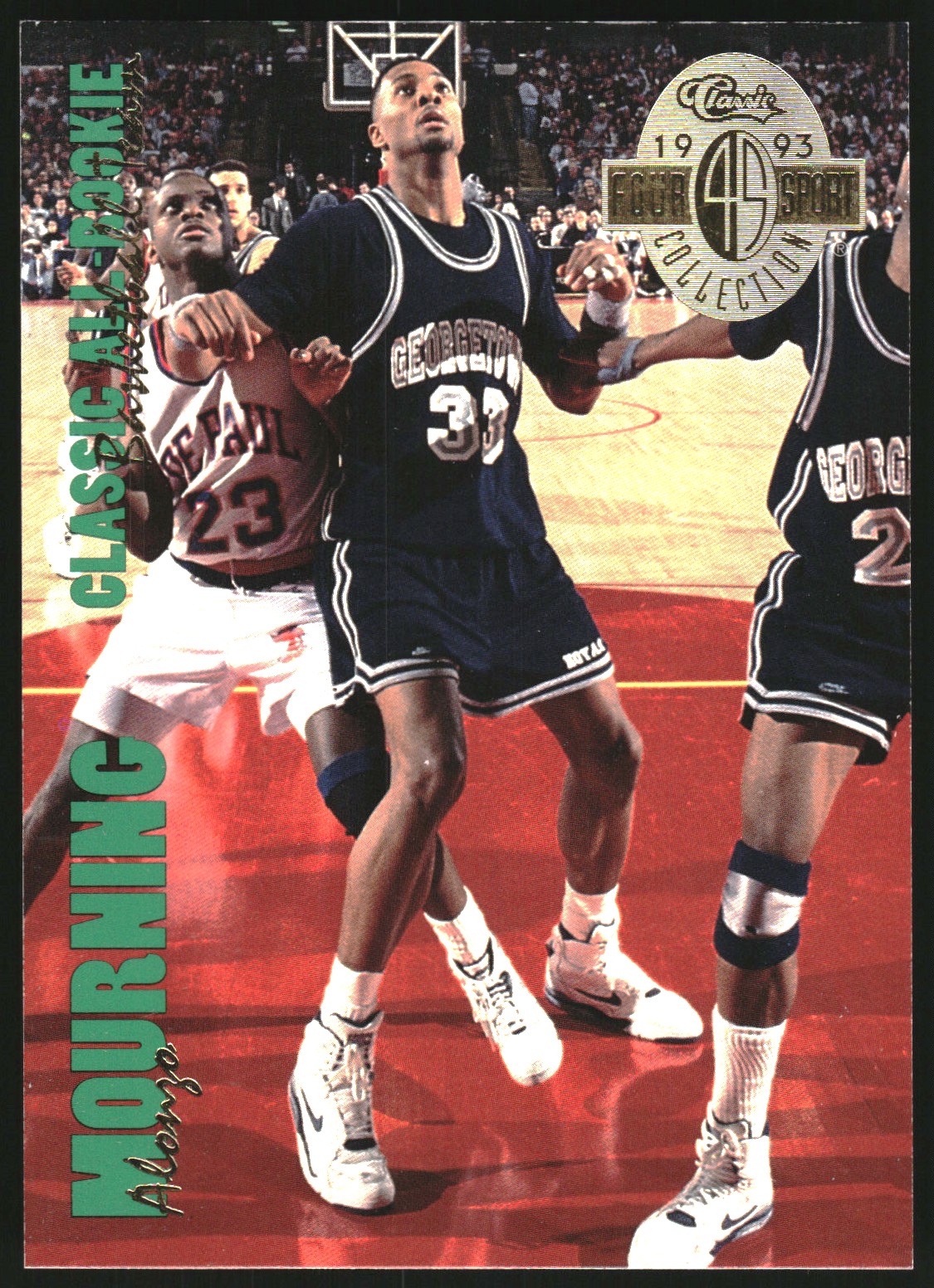 1993 Classic Four Sport Oversize #316 Alonzo Mourning