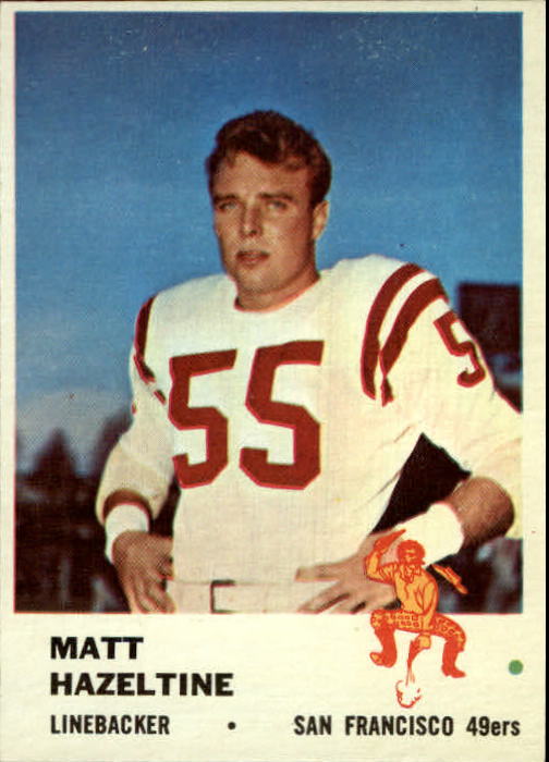 1961 Fleer #66 Matt Hazeltine