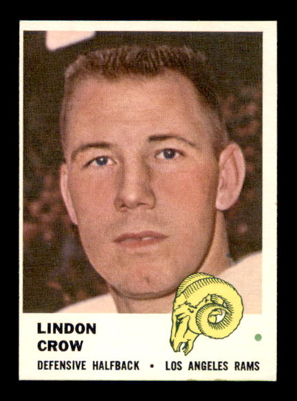 1961 Fleer #105 Lindon Crow