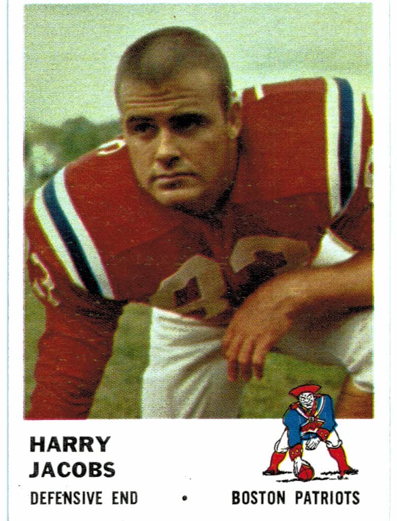 : 1970 Kellogg's # 26 Harry Jacobs Buffalo Bills