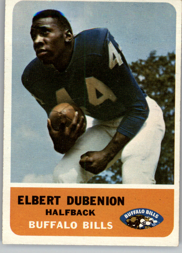 1962 Fleer #14 Elbert Dubenion