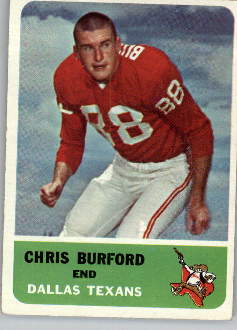 1962 Fleer #27 Chris Burford