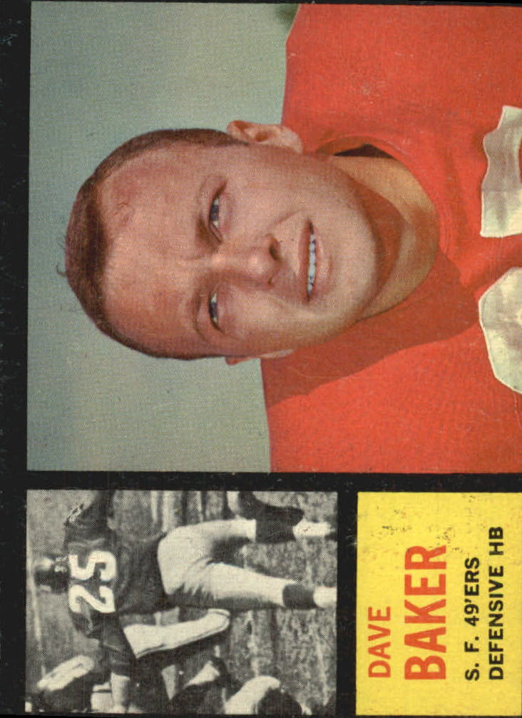 1962 Topps #162 Dave Baker