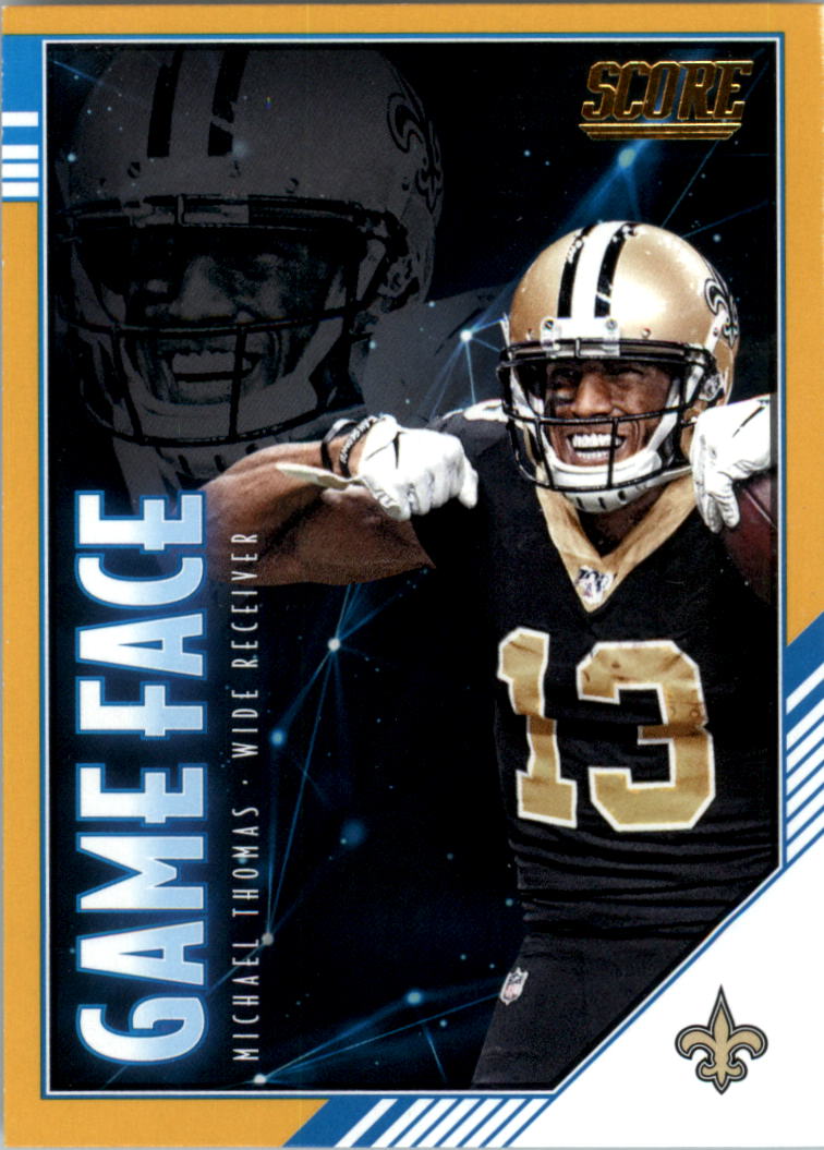 2020 Score Game Face Football Card Pick (Inserts)