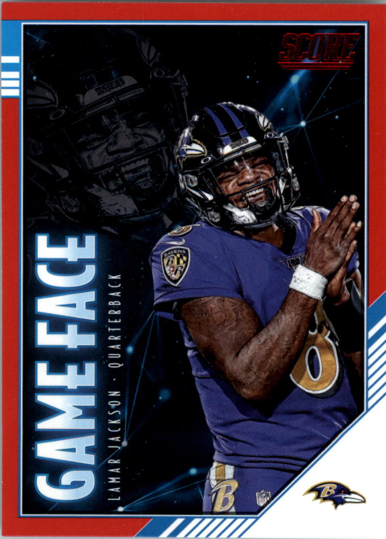 2020 Score Game Face Football Card Pick (Inserts)