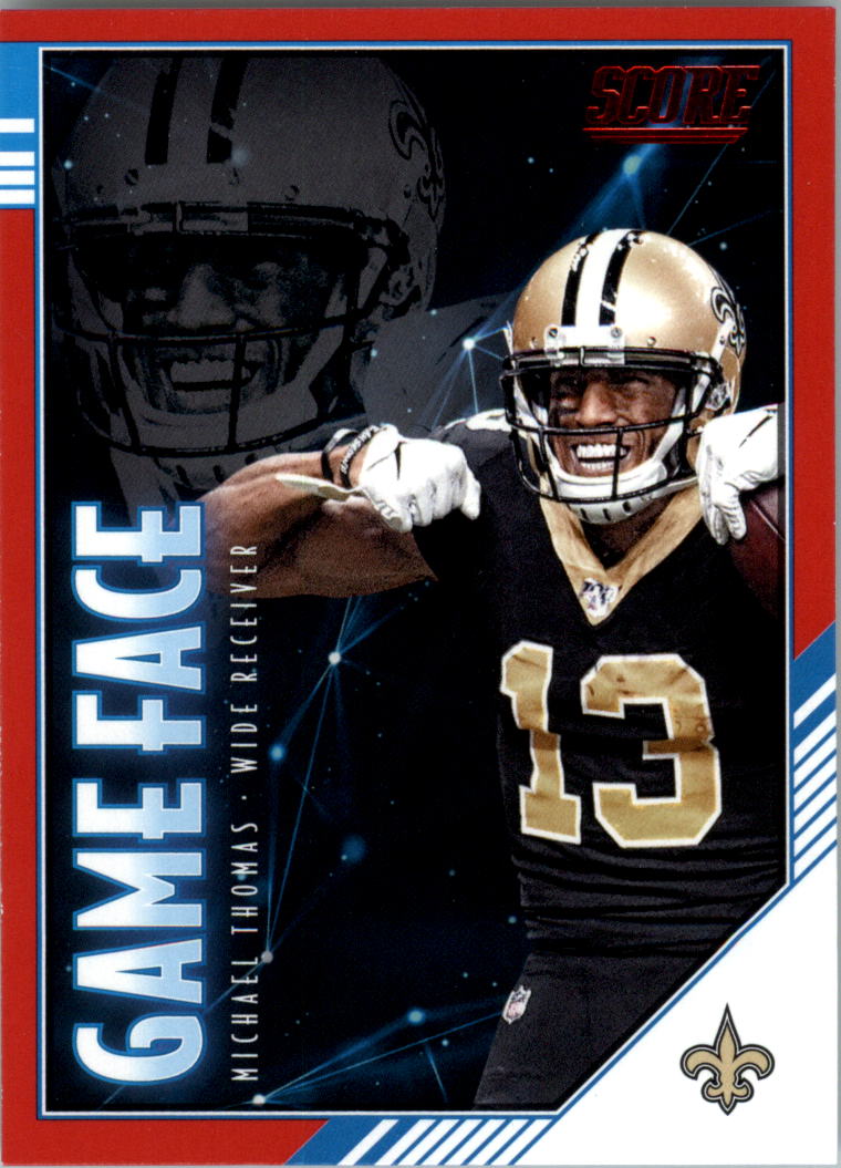 2020 Score Game Face Football Card Pick (Inserts)