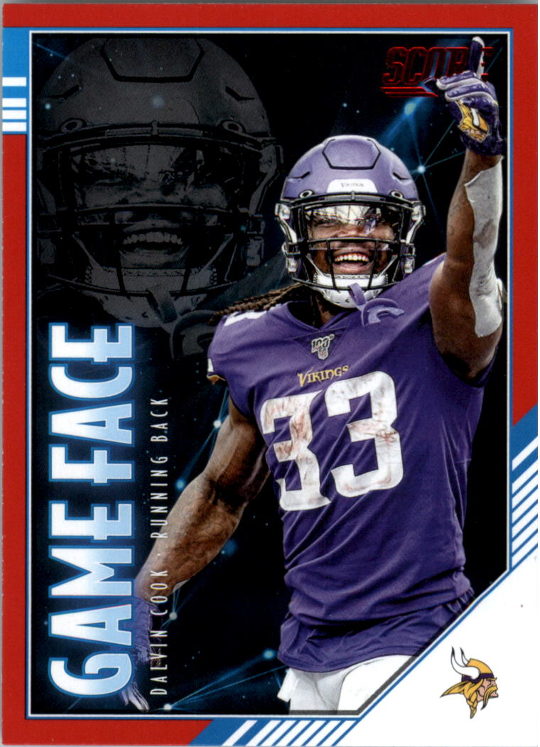 2020 Score Game Face Football Card Pick (Inserts)