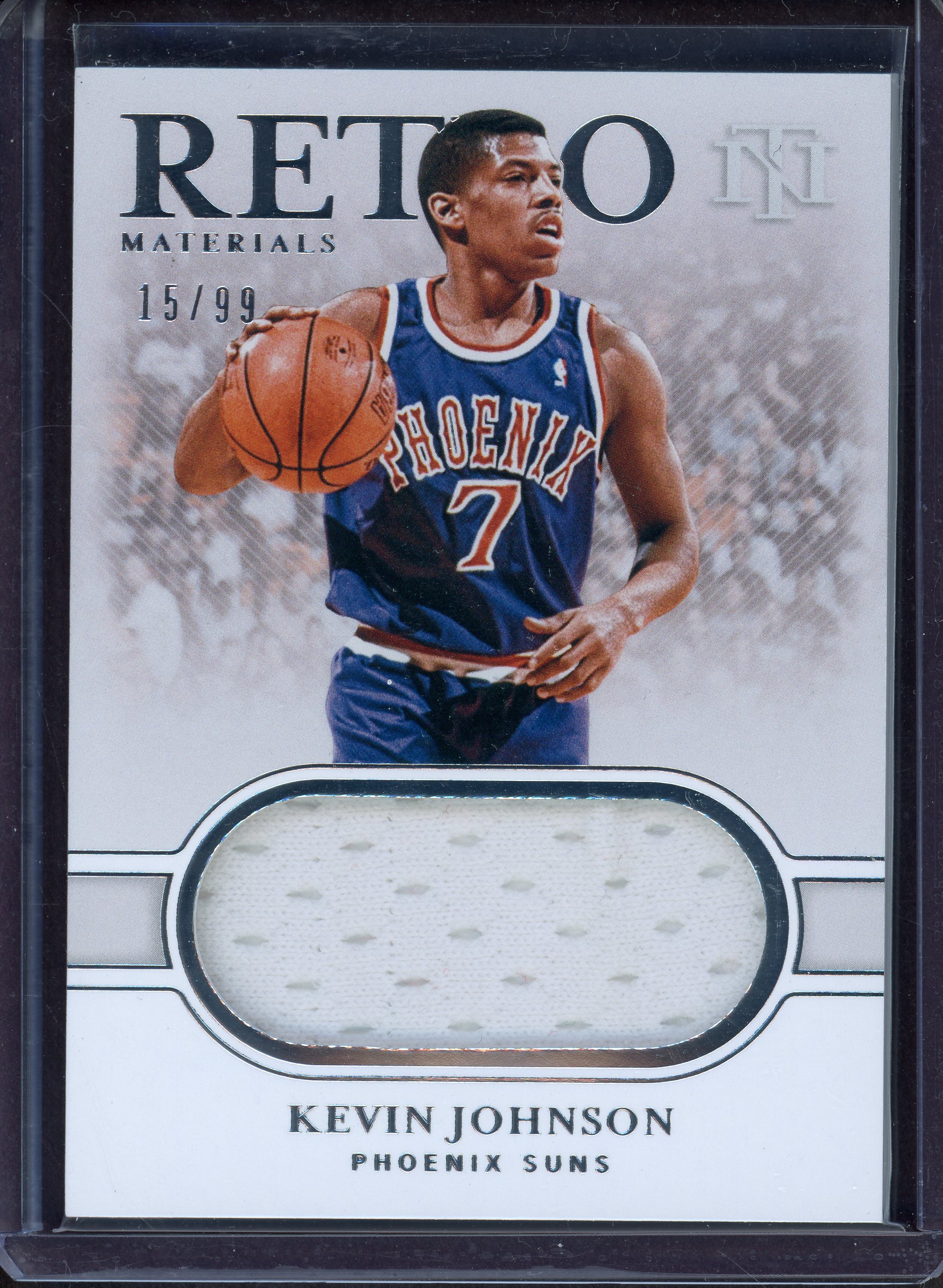2019-20 Panini National Treasures Retro Materials #19 Kevin Johnson/99
