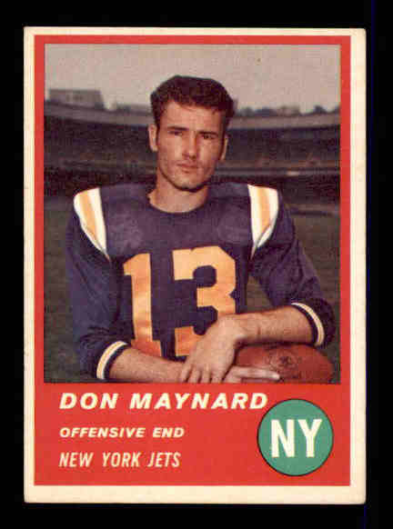 1963 Fleer #15 Don Maynard