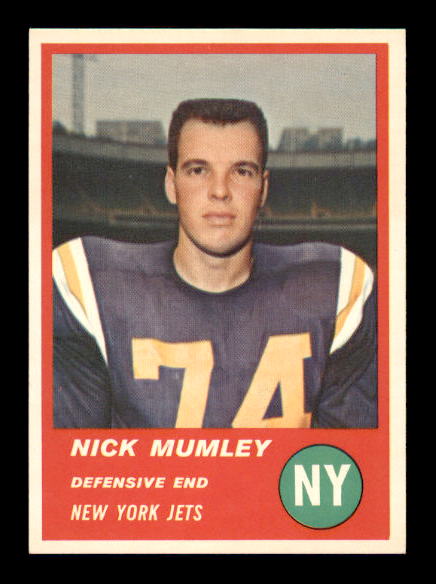 1963 Fleer #22 Nick Mumley