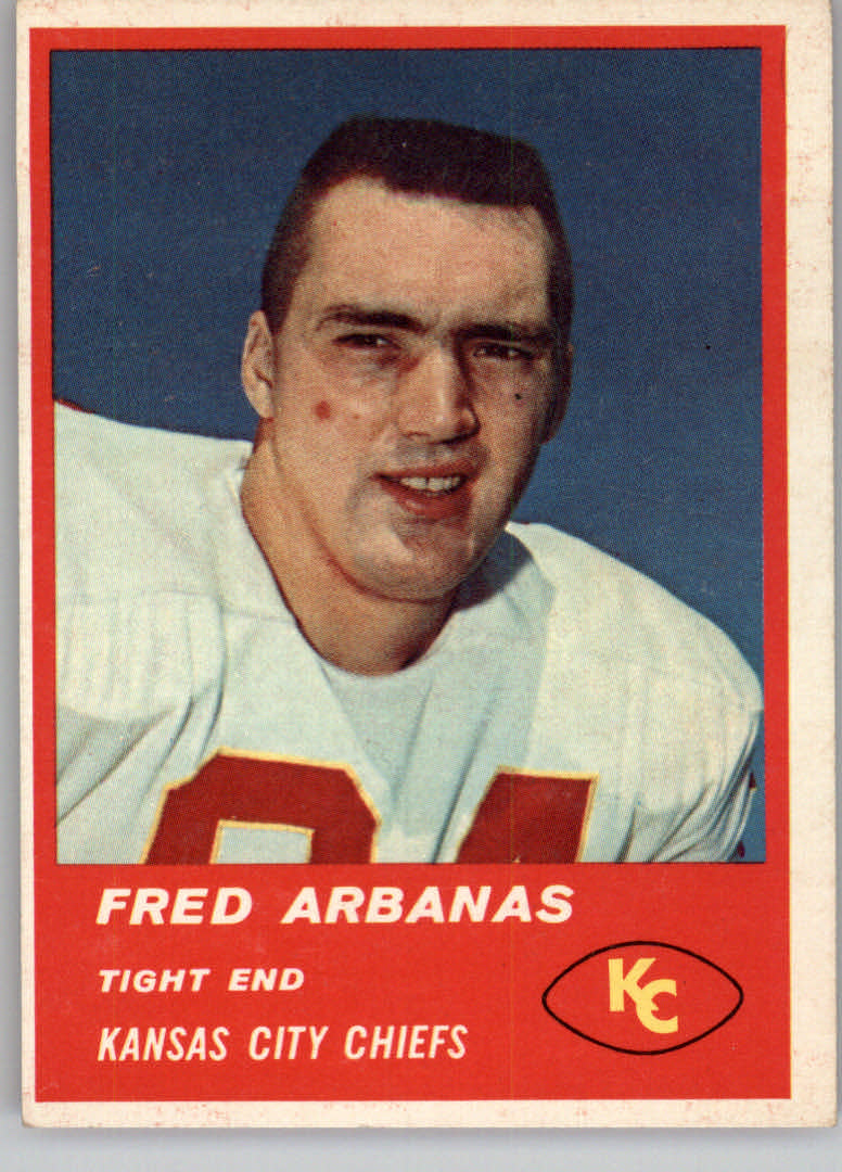 1963 Fleer #50 Fred Arbanas RC