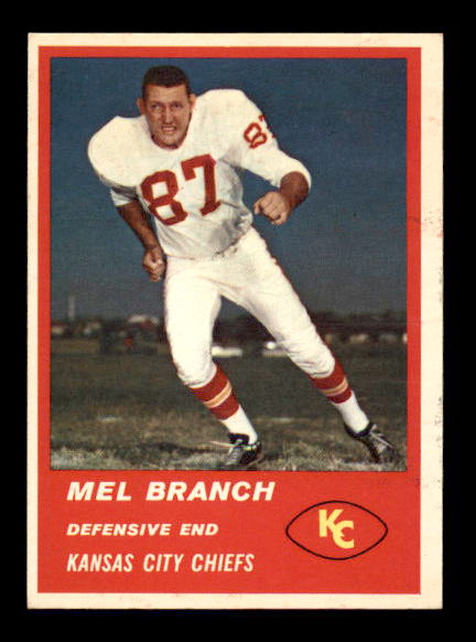 1963 Fleer #54 Mel Branch