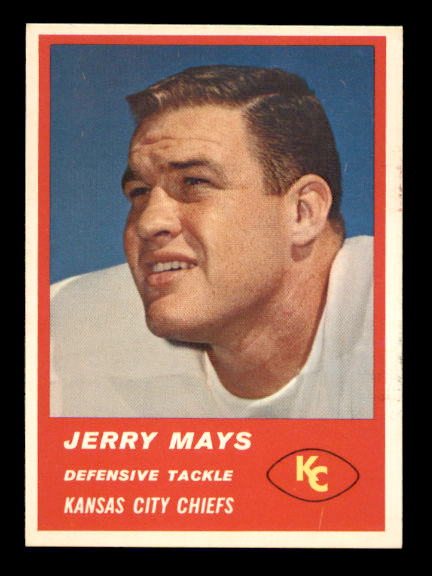 1963 Fleer #55 Jerry Mays