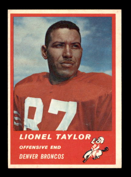 1963 Fleer #82 Lionel Taylor