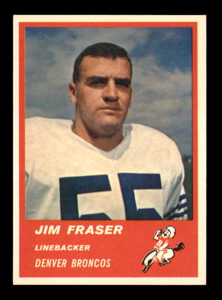 1963 Fleer #86 Jim Fraser RC