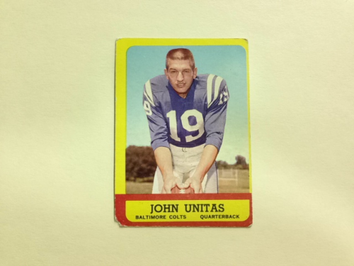 1963 Topps #1 Johnny Unitas