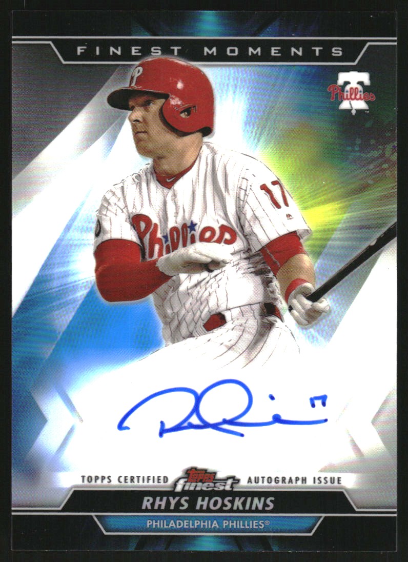 2020 Finest Moments Autographs #MOMARH Rhys Hoskins