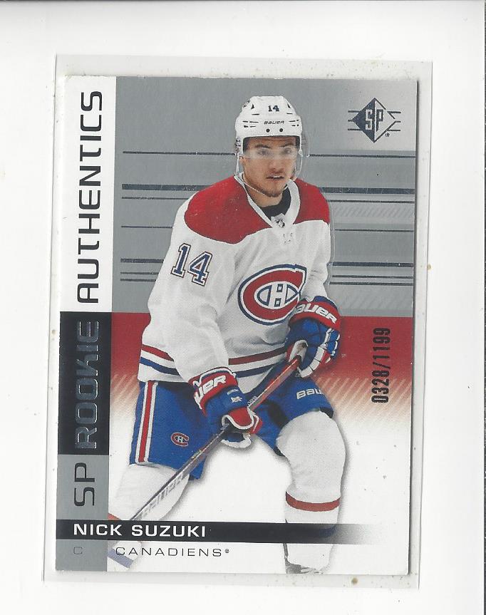 2019-20 SP #131 Nick Suzuki RC